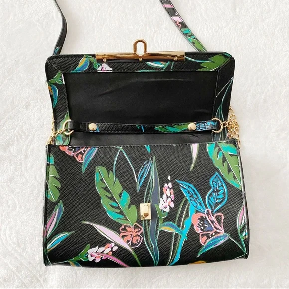 Floral Print Chain Strap Purse - Picture 3 of 11